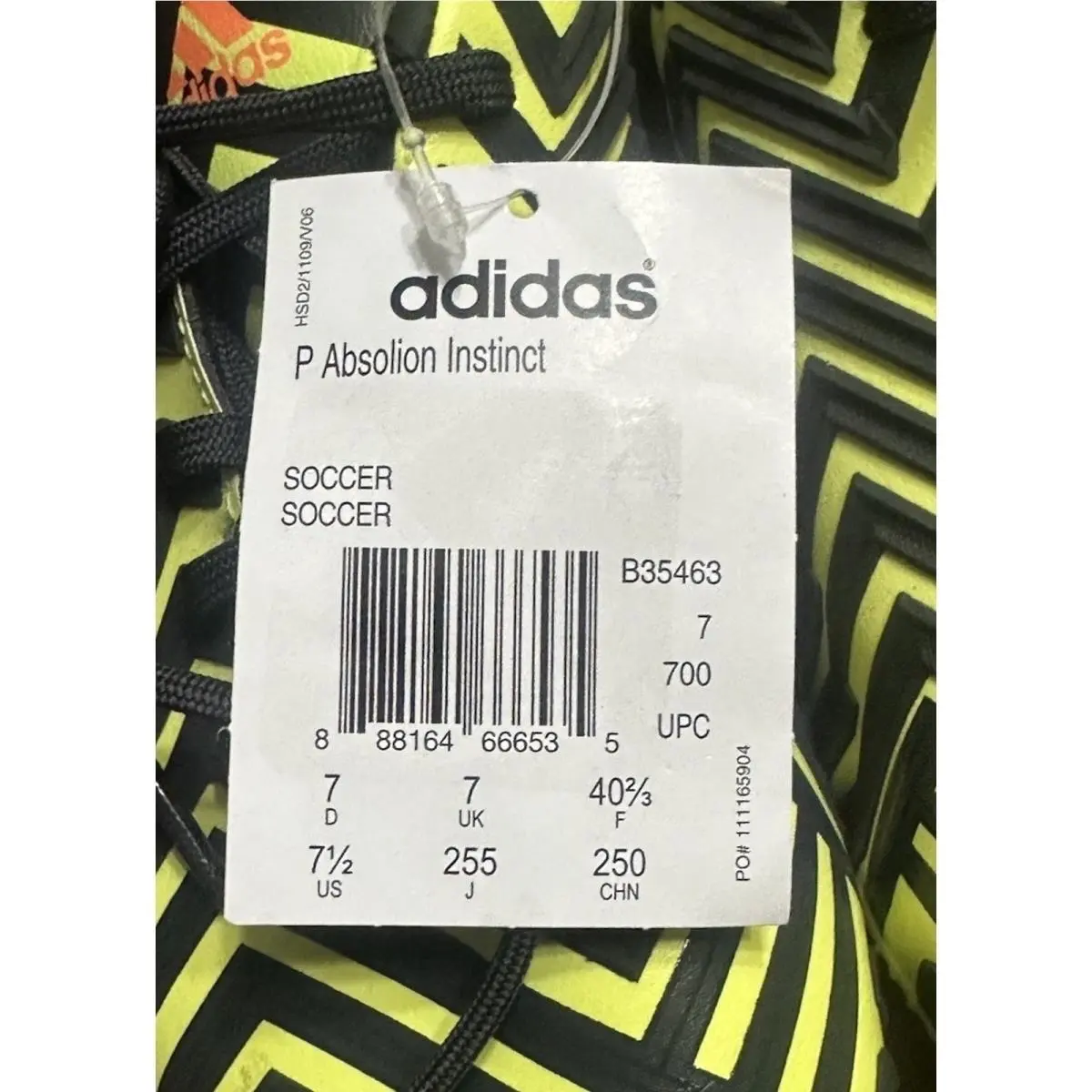 Adidas shoes - adidas Predator Absolion - Predator Absolion - B35463 - Yellow 2