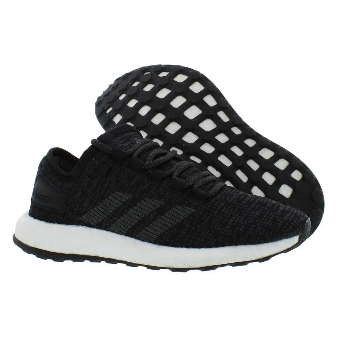 Pureboost Mens Shoes Size 5 Color: Charcoal/white by Adidas