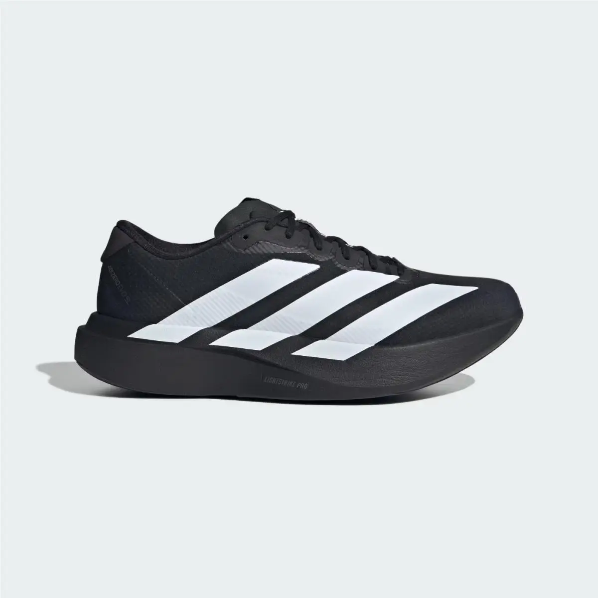 Adizero Evo SL Woven Mens Size 10.5 Black White Running Shoes JR4728 by Adidas
