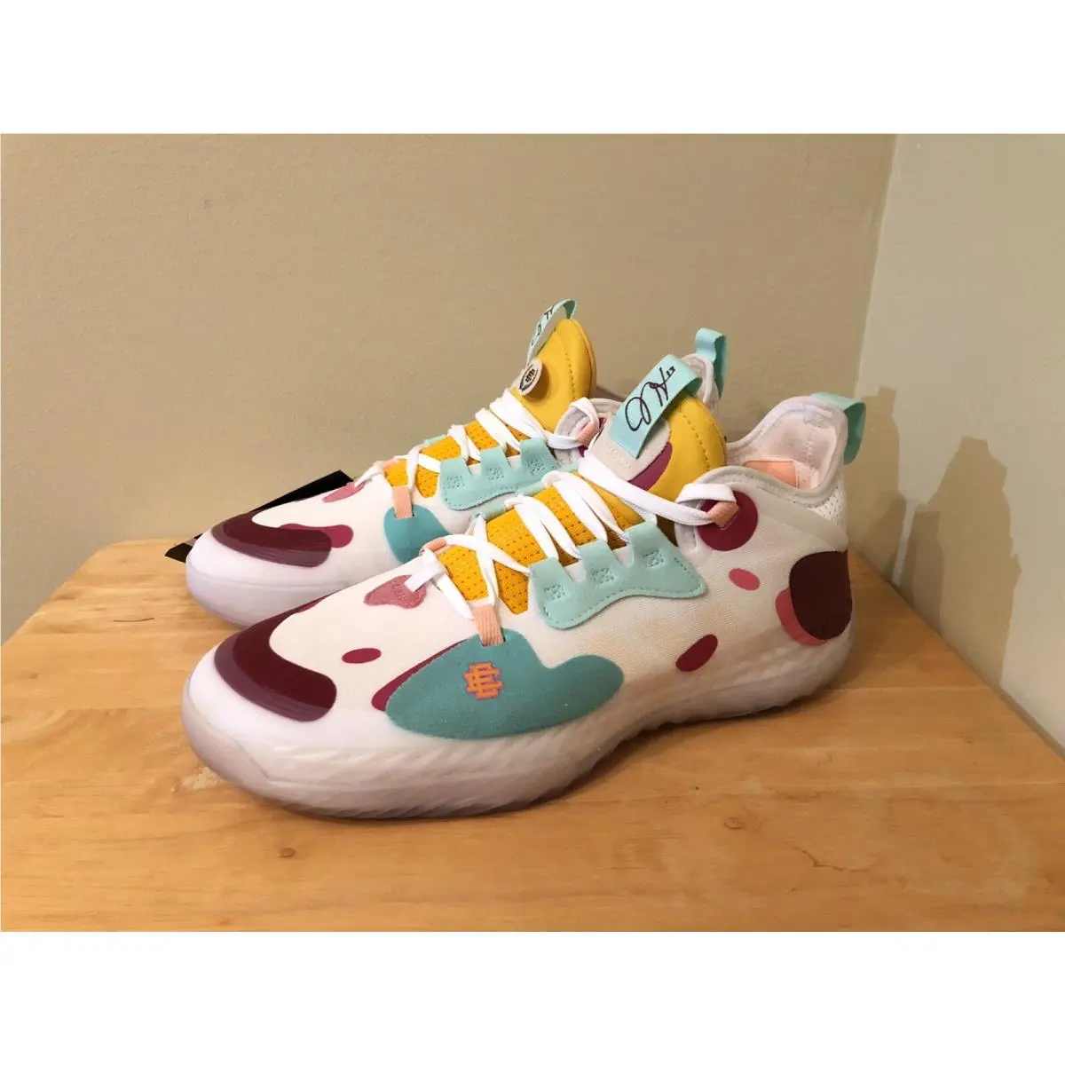 x Eric Emanuel SM Harden Vol.5 Futurenatural Basketball Shoes US 9 by Adidas