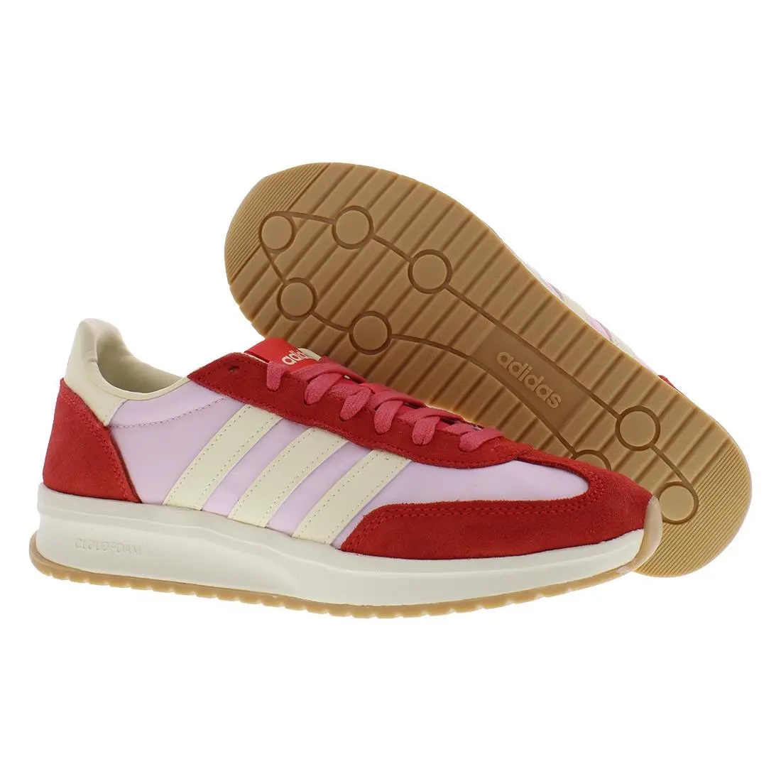 Adidas Run 70s 2.0 Womens Shoes Size 8.5 Color: Clear Pink/warm Vanilla/red