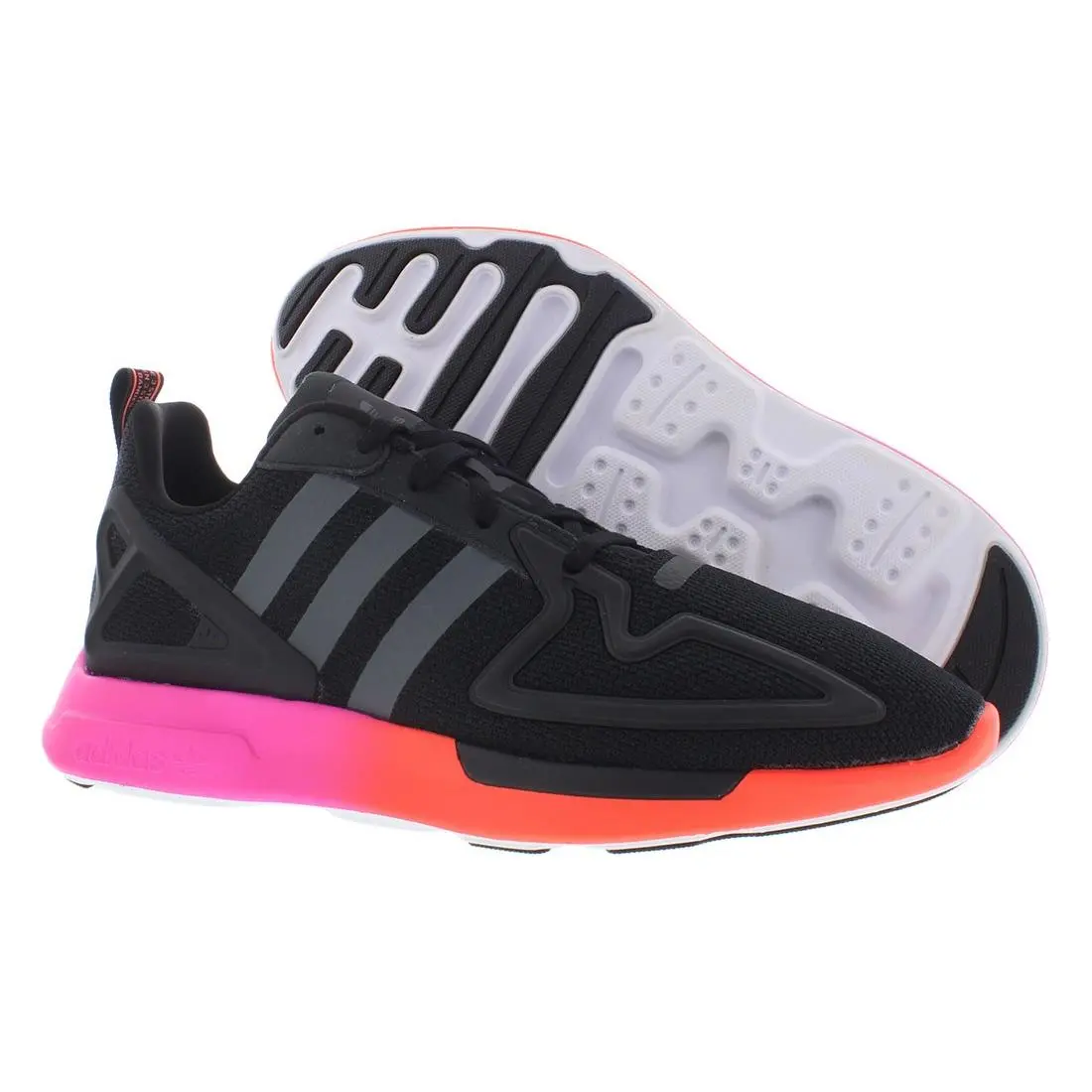 Originals Zx 2K Flux Mens Shoes Size 9 Color: Black/pink by Adidas