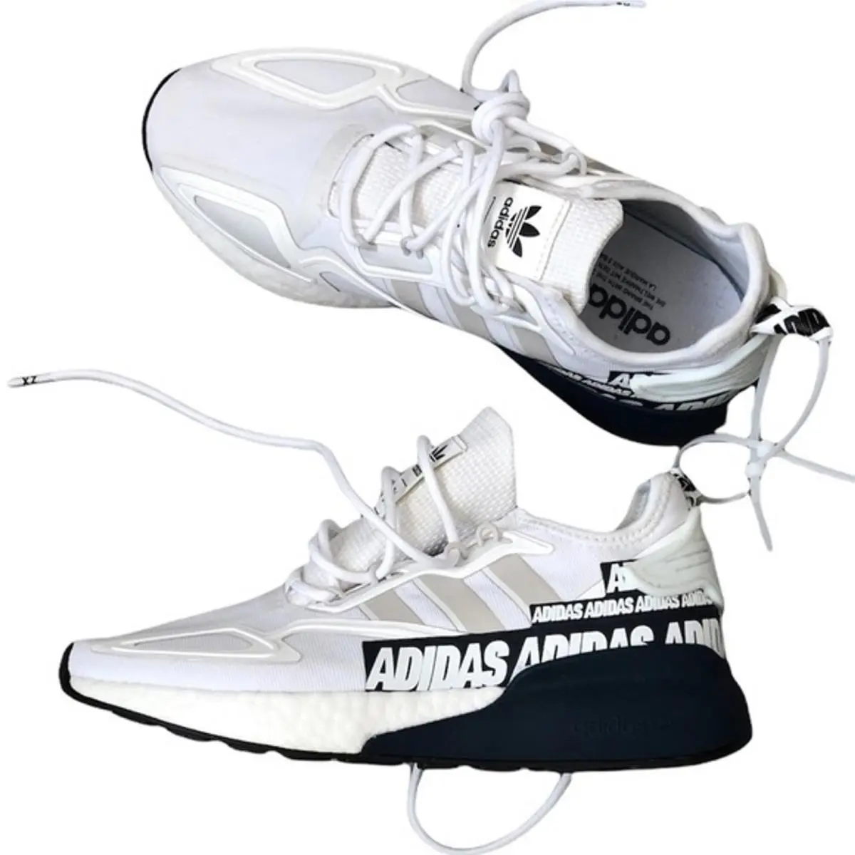 w/ Box  ZX 2K Boost White Men`s 7 EU 40 Women`s 9 by Adidas