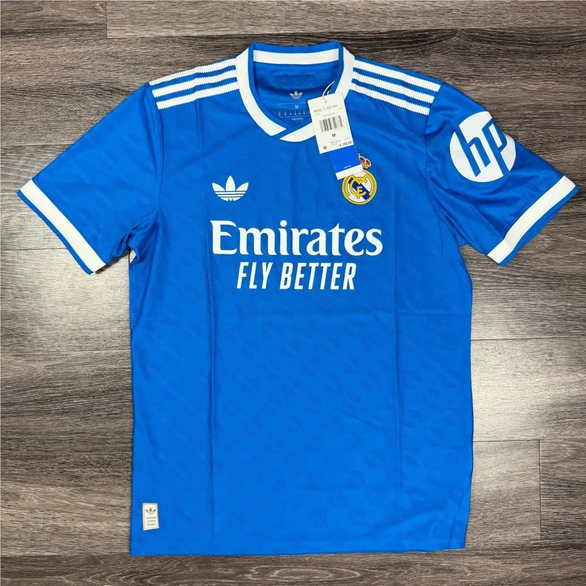 Real Madrid 2025 2026 Third Soccer Jersey JV5839 Size Medium M by Adidas