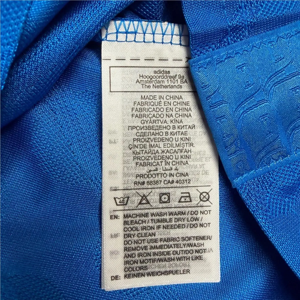 Adidas clothing - Blue 4