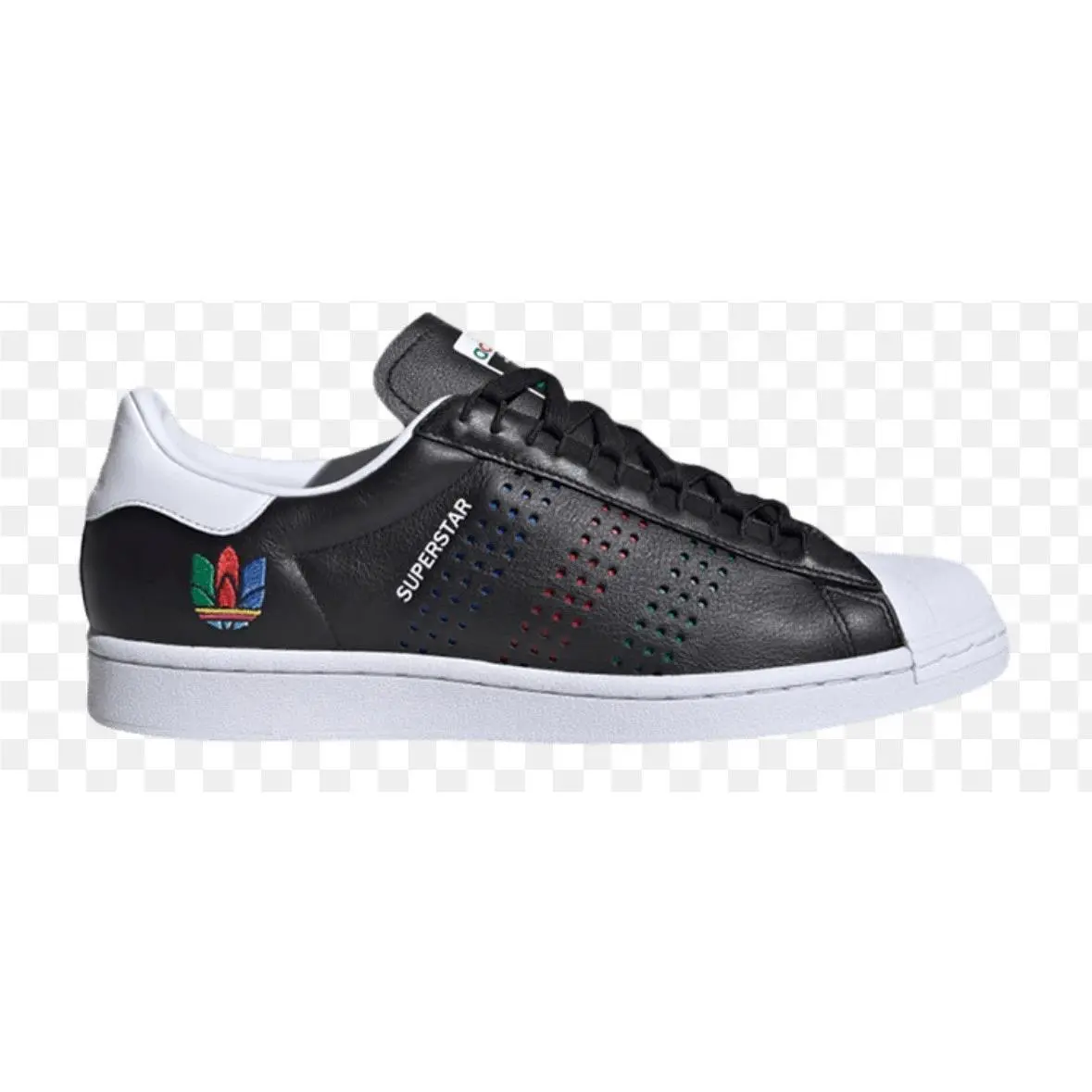 Adidas Originals Superstar Inclusivity Core Black Colorful Shell 10K Rare