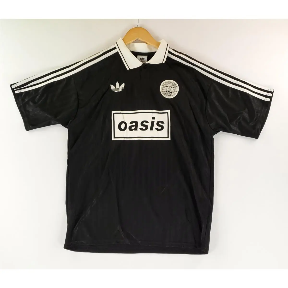 Oasis Live 25 Shirt Jersey Tour  Black Mens XL by Adidas