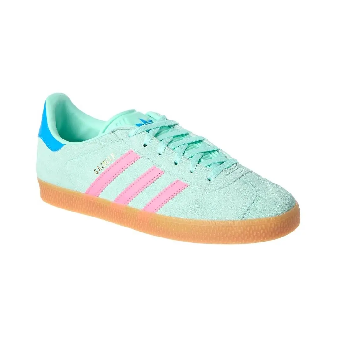 Adidas Kids Gazelle Suede Sneaker Green 38