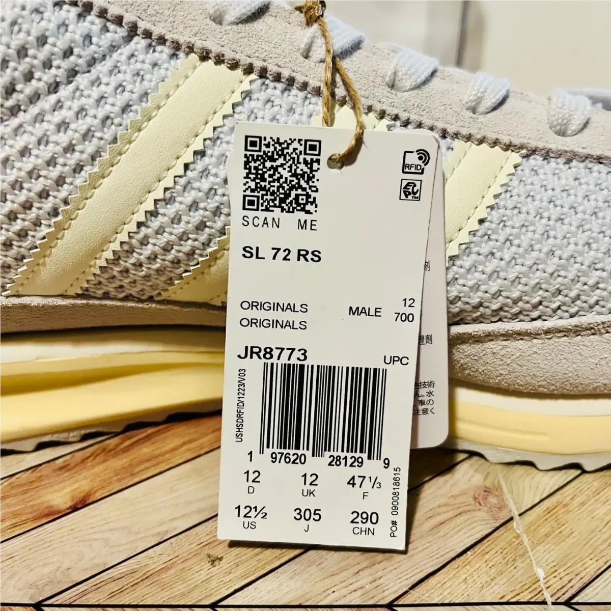 Adidas shoes - adidas SL 72 RS - JR8773 - Gray (UPC: 197620281299) 7