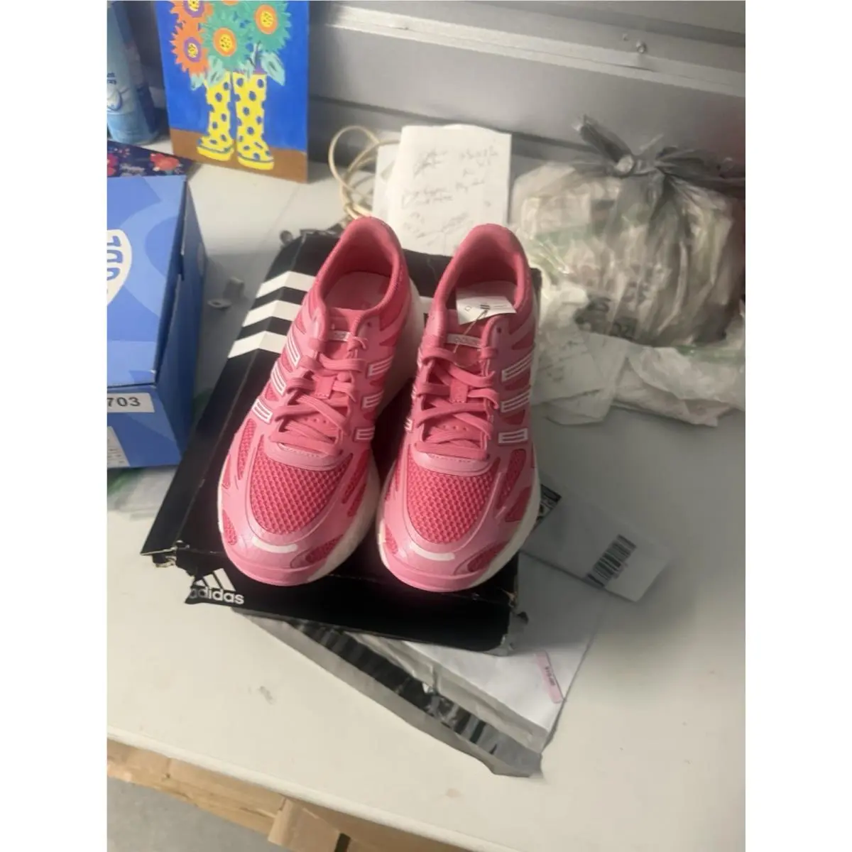 Adizero Aruku J Us Six Pink Sneakers Inbox 4709 by Adidas