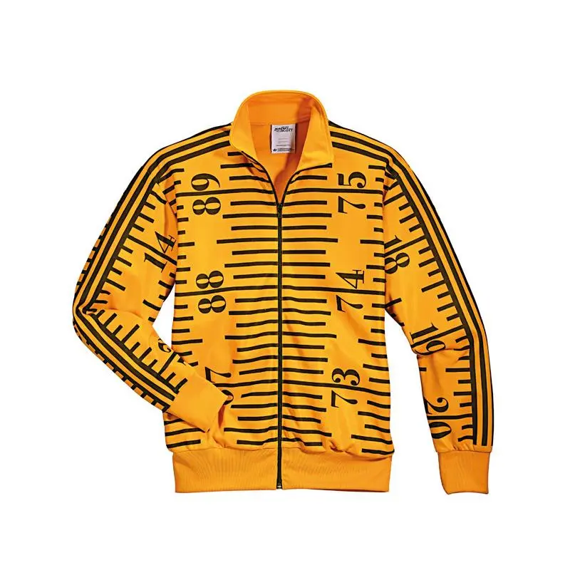Adidas clothing - Adidas JEREMY SCOTT TAPE MEASURE Track Top - Yellows (UPC: 886049655728) 0