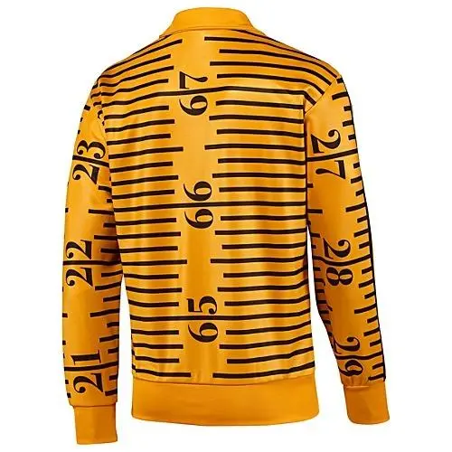 Adidas clothing - Adidas JEREMY SCOTT TAPE MEASURE Track Top - Yellows (UPC: 886049655728) 3