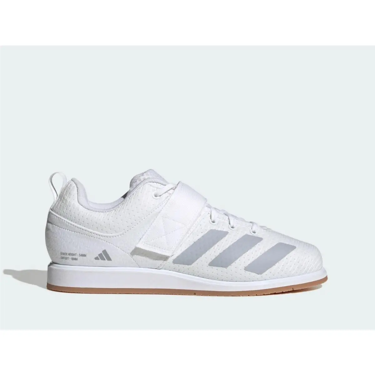 Mens Size 14.5  Powerlift 5 Shoes Weightlifting Cloud White/silver KJ4396 by Adidas