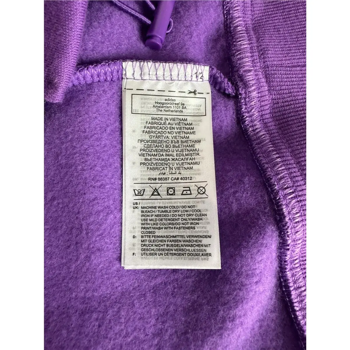 Adidas clothing - Purple 8