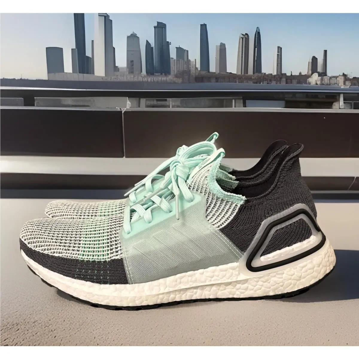 Ultraboost 19 Running Shoes `ice Mint` Size 9 F35244 by Adidas