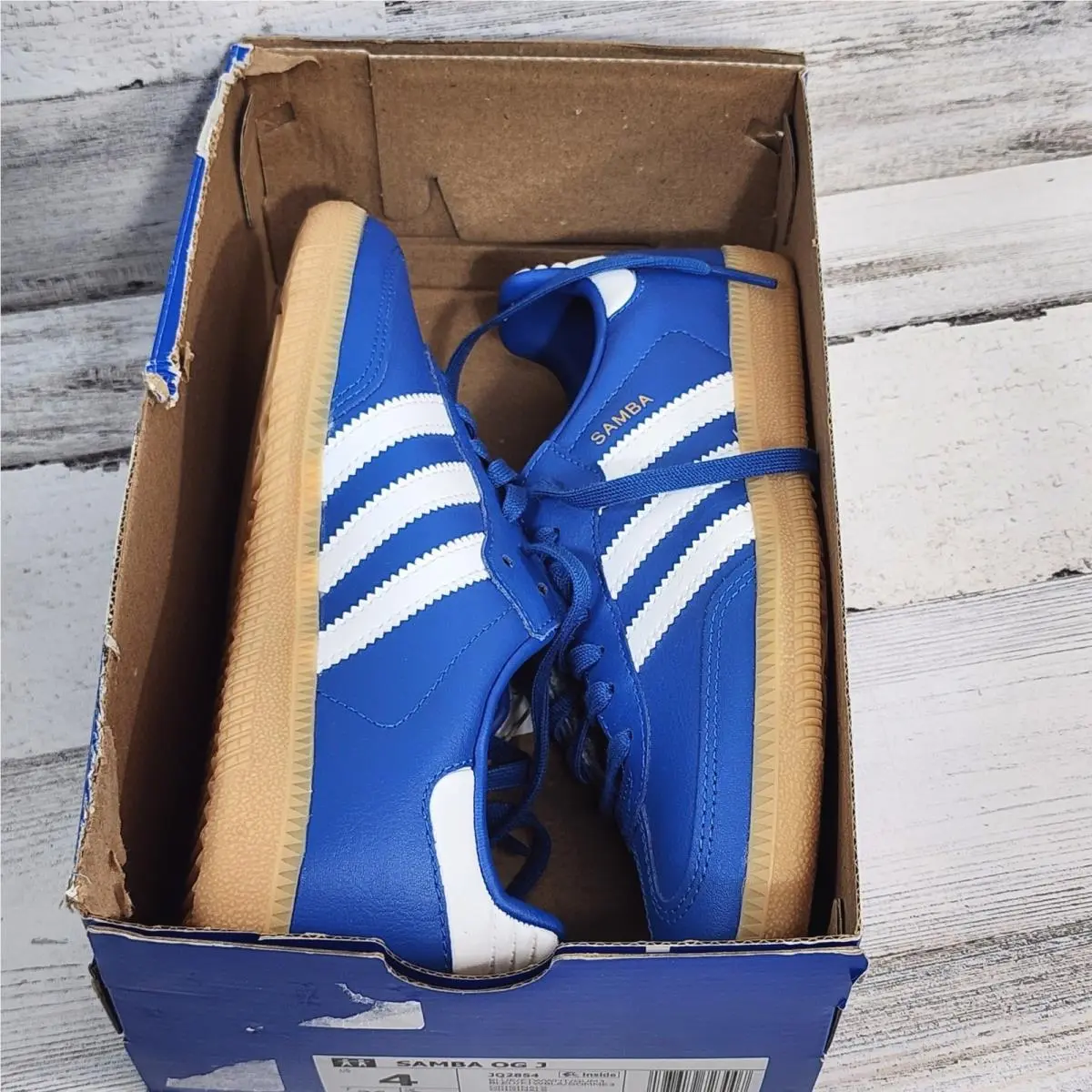 Adidas shoes - Samba OG J - Samba - Blue 9