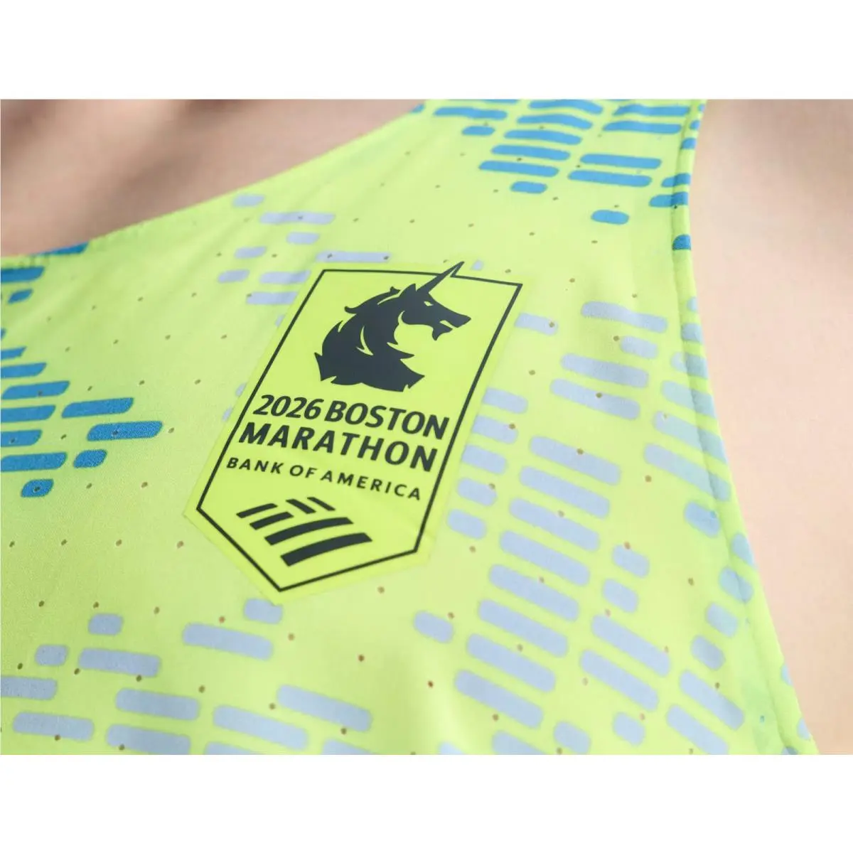 Adidas clothing - adidas Boston Marathon 2026 ADIZERO Running Singlet - Solar Yellow (UPC: 198325490993) 8