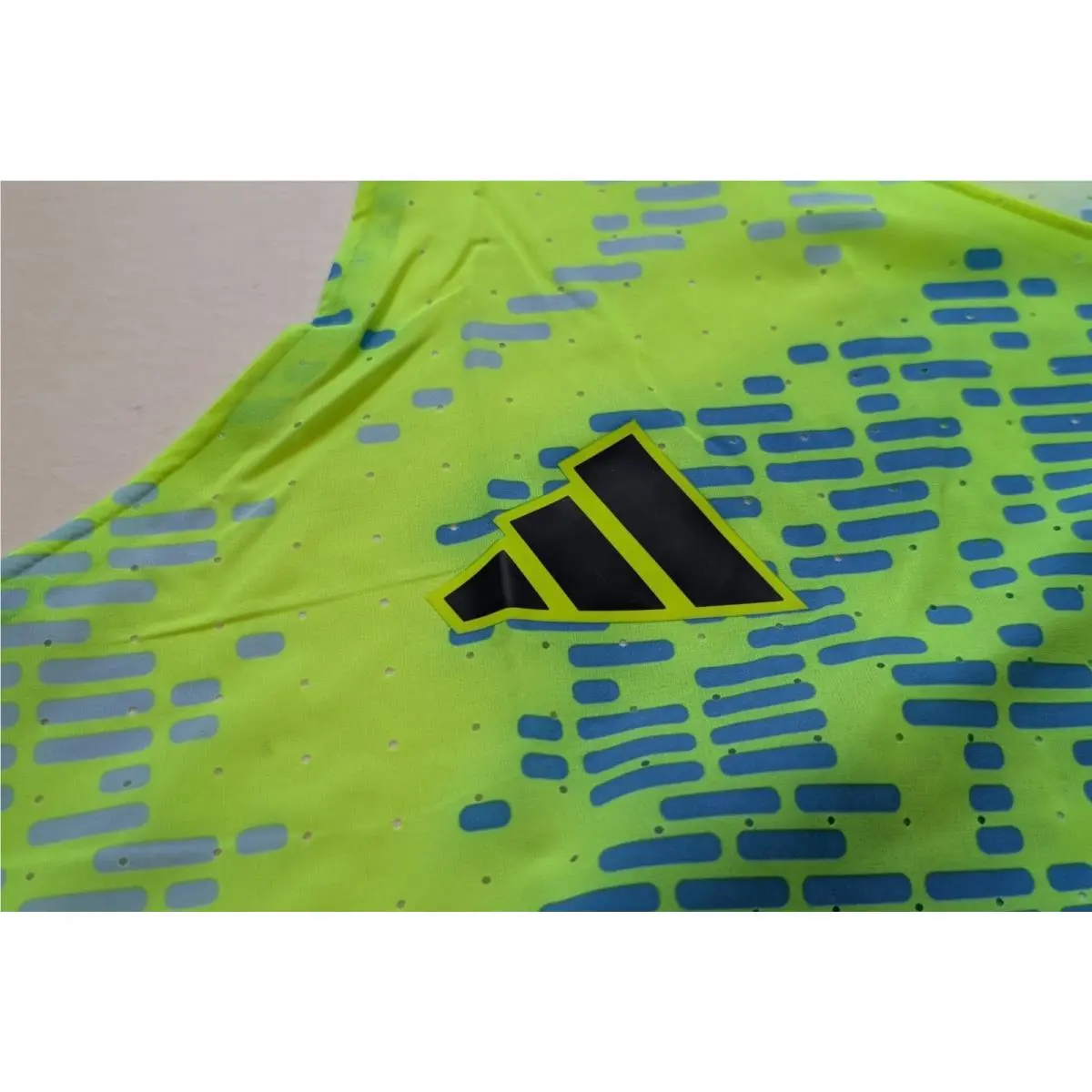 Adidas clothing - adidas Boston Marathon 2026 ADIZERO Running Singlet - Solar Yellow (UPC: 198325490993) 5