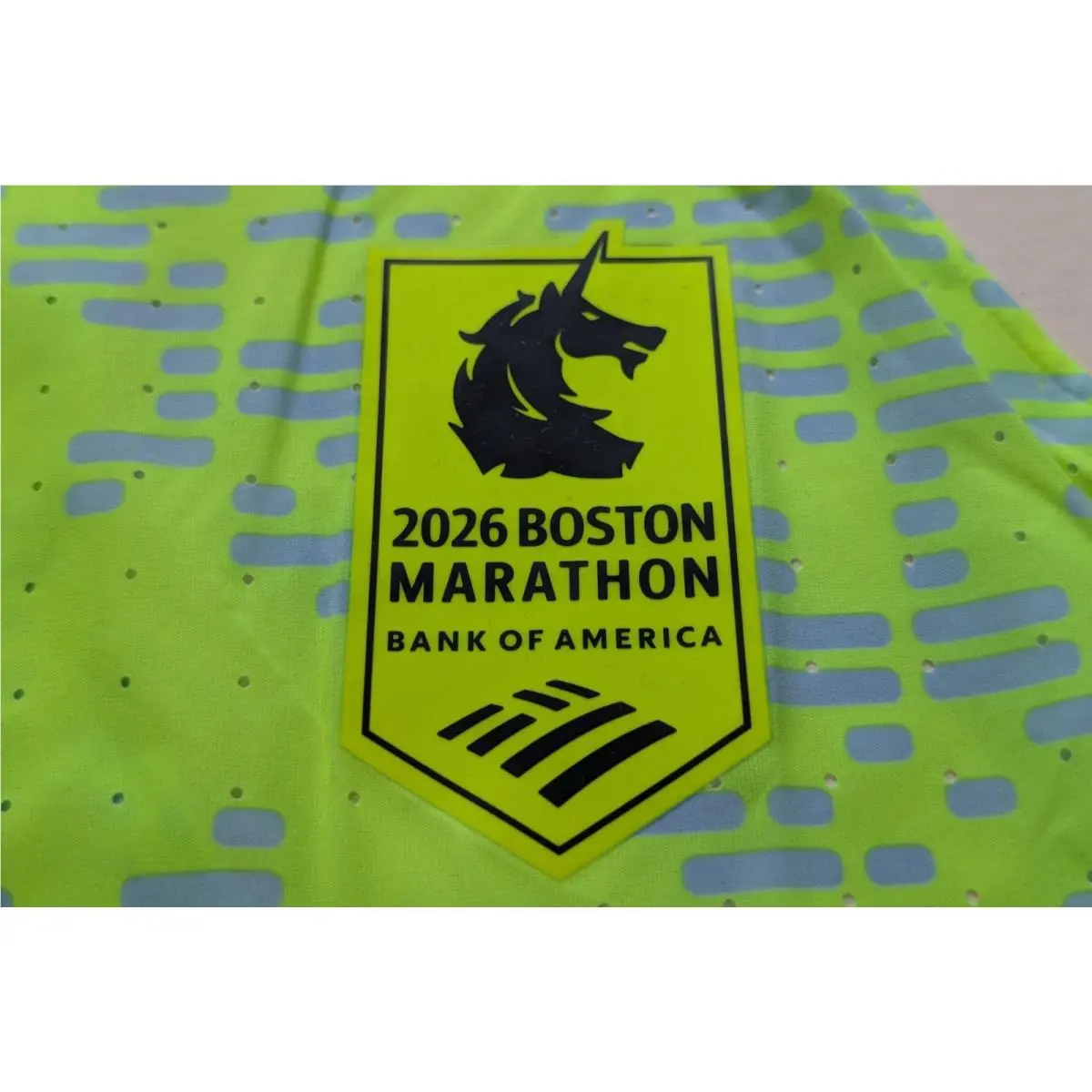 Adidas clothing - adidas Boston Marathon 2026 ADIZERO Running Singlet - Solar Yellow (UPC: 198325490993) 7