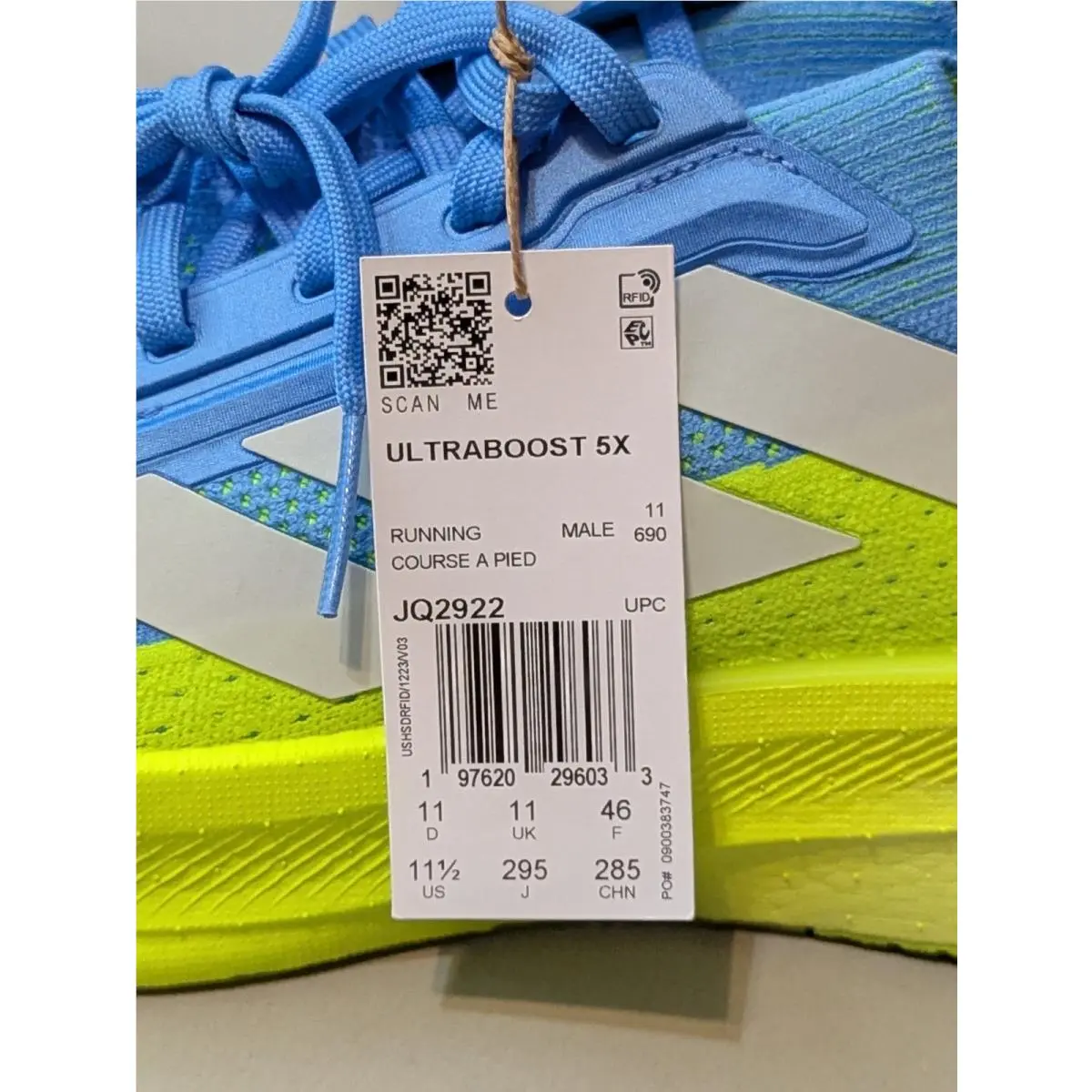 Adidas shoes - adidas Ultraboost 5X - Ultraboost - JQ2922 - Blue (UPC: 197620296033) 4