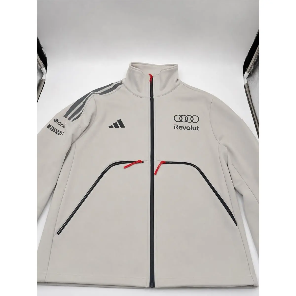 Revolut White Full Zip Jacket Revolut F1 Team Size 2XL by Adidas