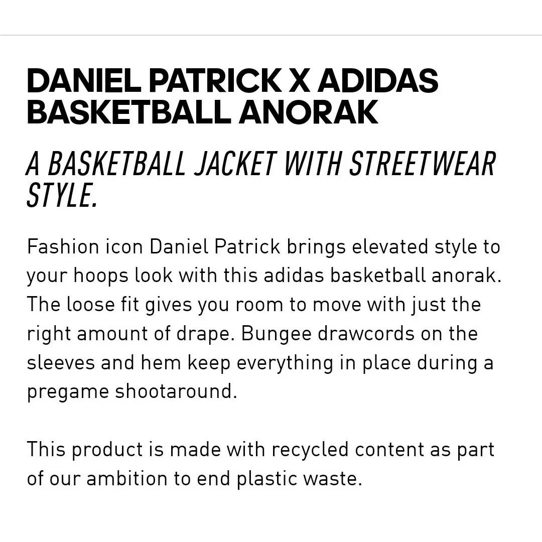 Adidas clothing - DANIEL PATRICK x ADIDAS BASKETBALL ANORAK - Yellow 8