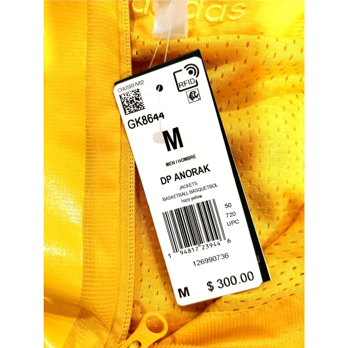 Adidas clothing - DANIEL PATRICK x ADIDAS BASKETBALL ANORAK - Yellow 5