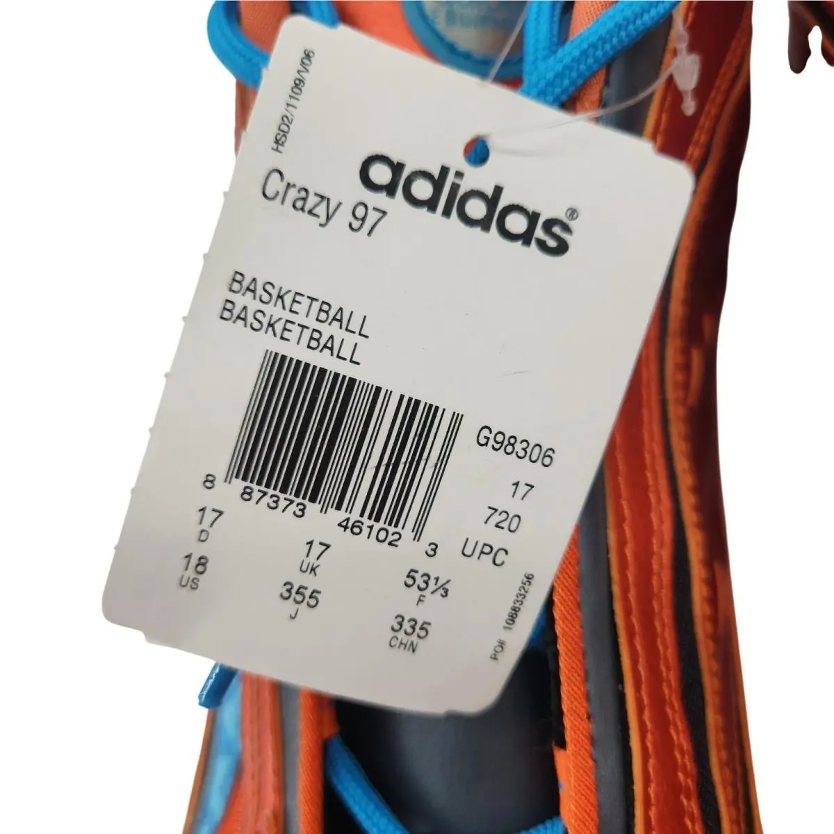 Adidas shoes - adidas Crazy 97 - Crazy - Orange 2