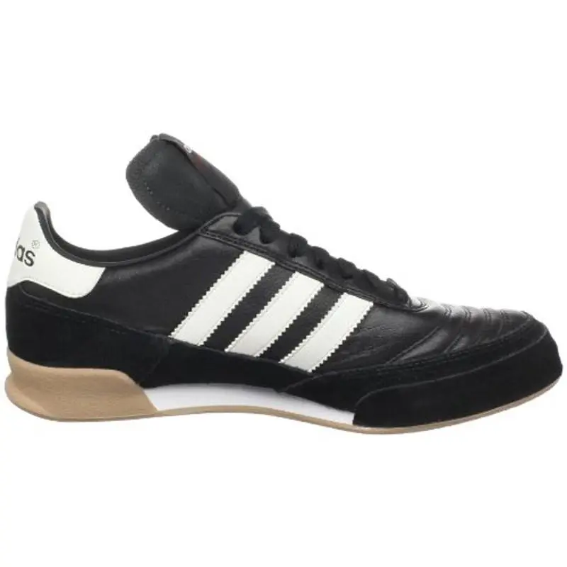 Adidas Men`s Mundial Goal Indoor Soccer Shoes K-leather Black Size 9