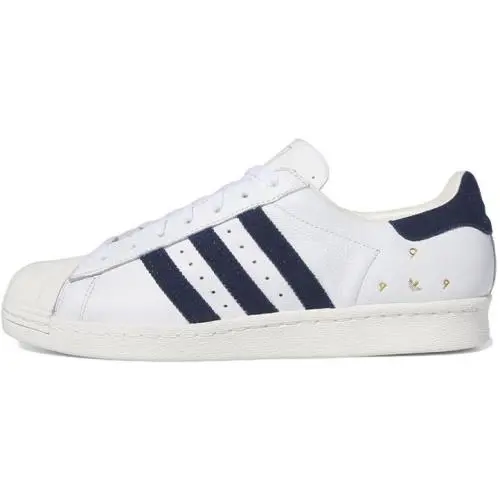 Size 10.5 - Pop Trading Company x  Superstar Adv White Collegiate Navy by Adidas