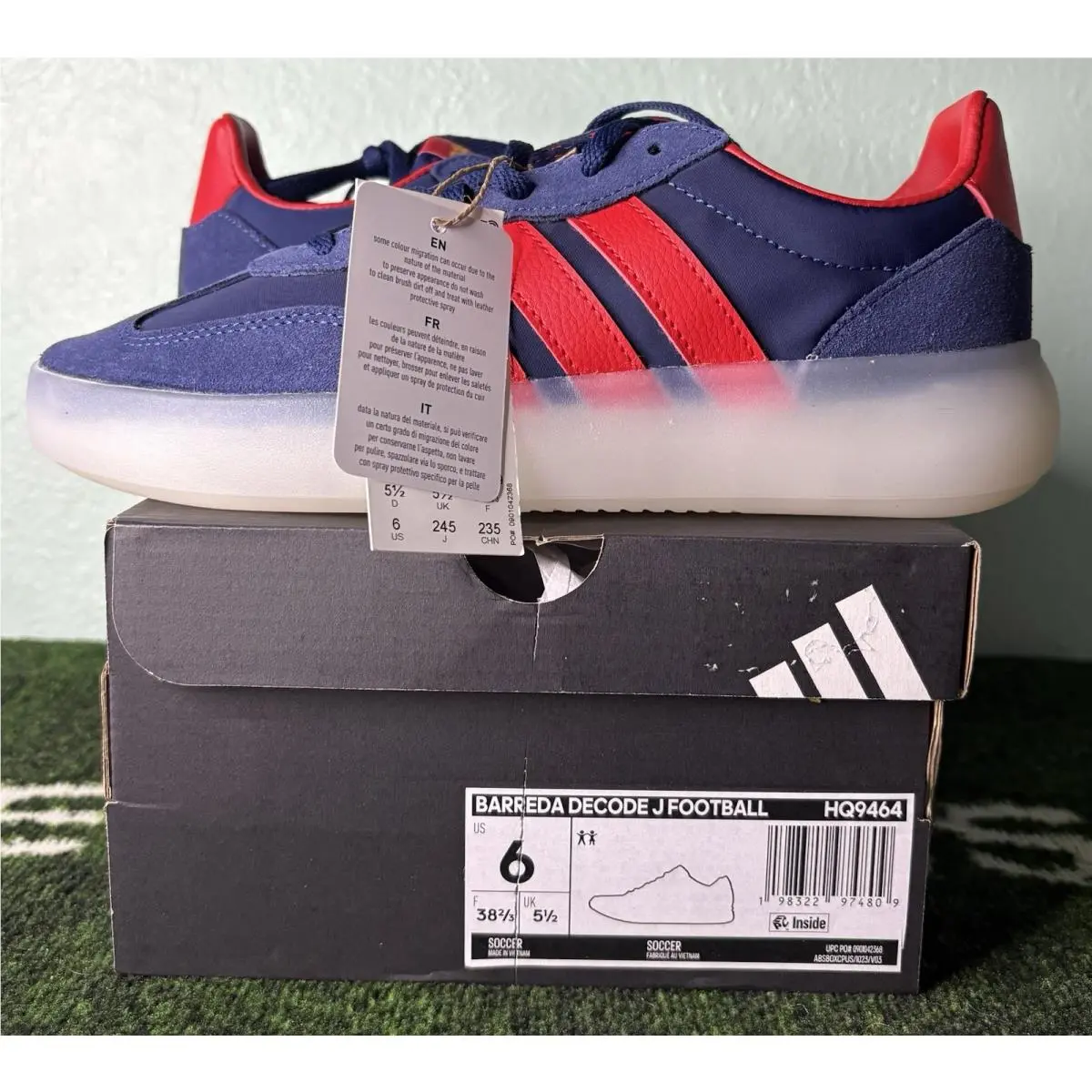 US Youth 6/Women`s 7 -  Barreda Decode J Football Spain HQ9464 by Adidas