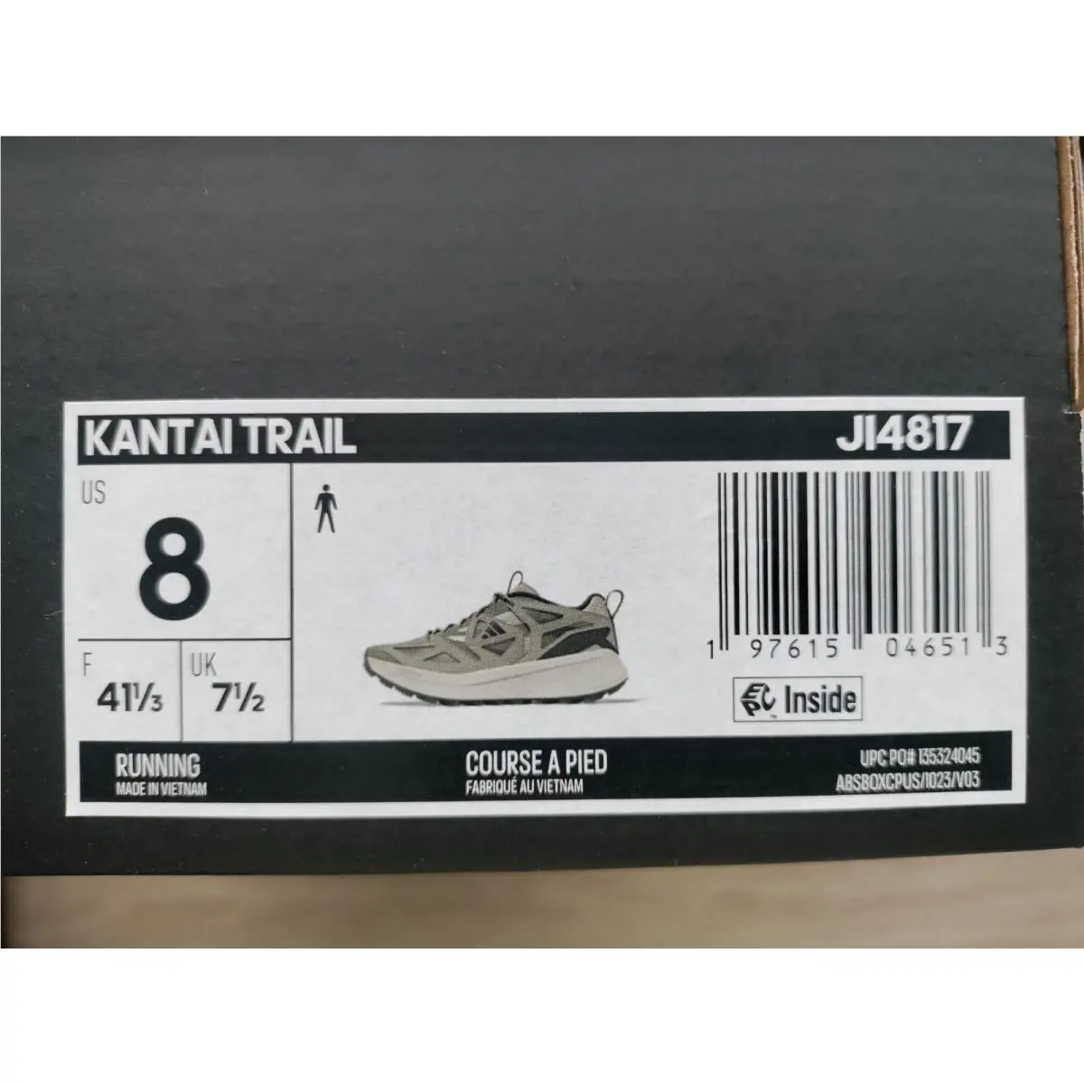 Adidas shoes - Adidas Kantai - Kantai - Cloud White/Charcoal/Putty Gre 3