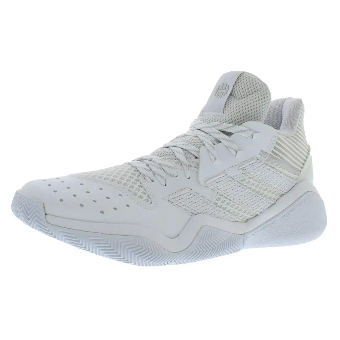 Adidas Harden Stepback Mens Shoes Size 7.5 Color: White/grey/white - White/Grey/White, Main: White
