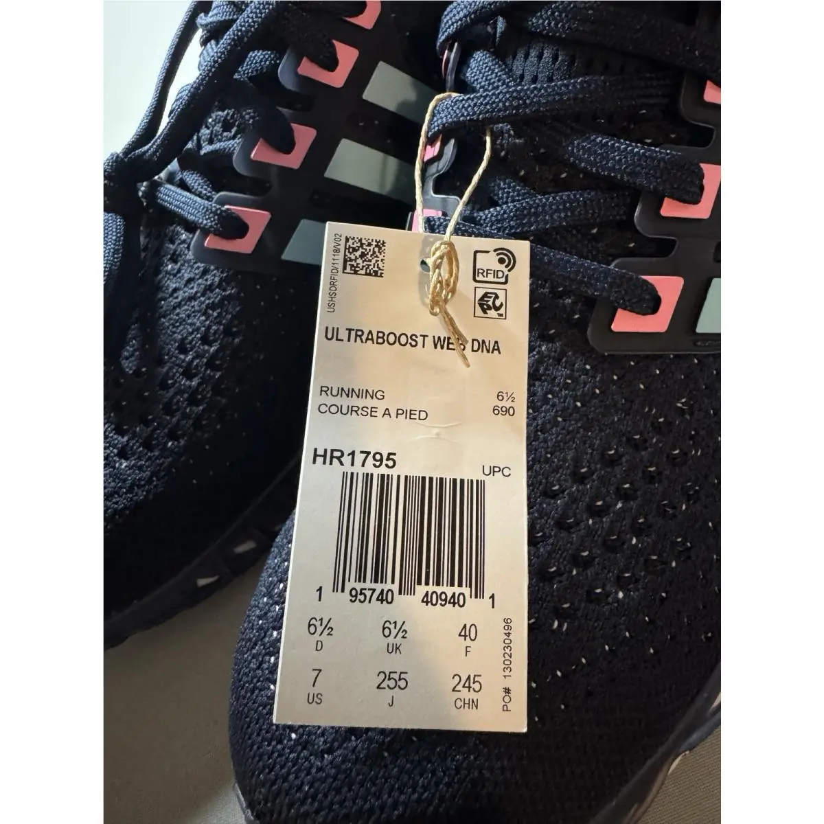 Adidas shoes - adidas UltraBoost Web DNA - UltraBoost Web DNA - GX2133 - Navy Legend Ink Blue Pink (UPC: 195740023041) 3