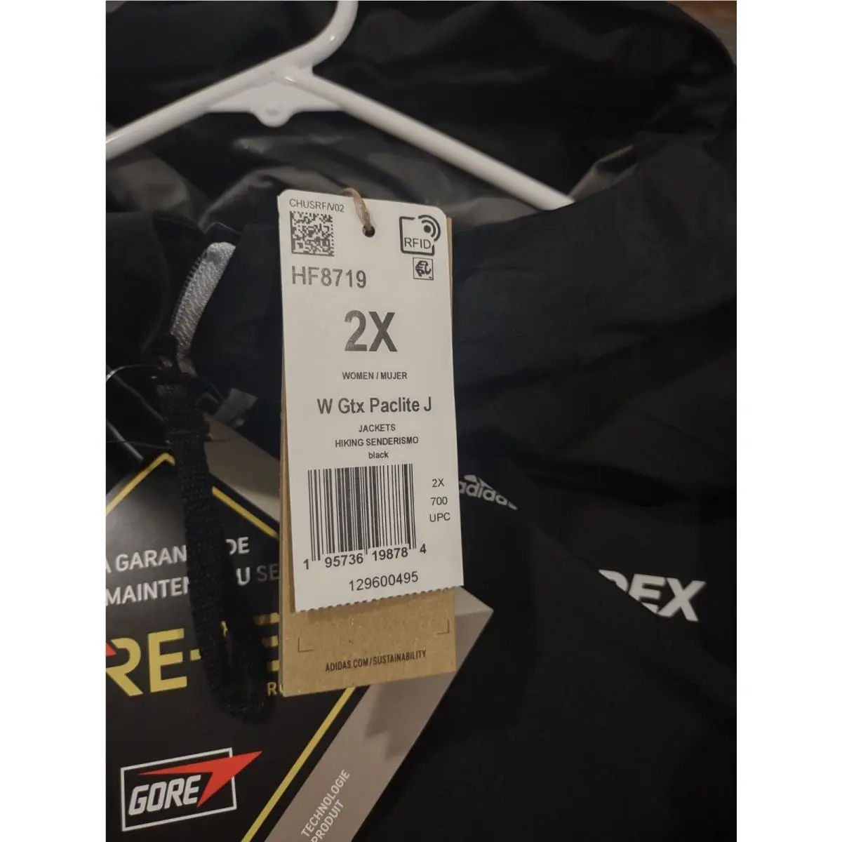 Adidas clothing - Adidas Terrex Gore-Tex Paclite - Terrex Paclite - HF8719 - Black 11