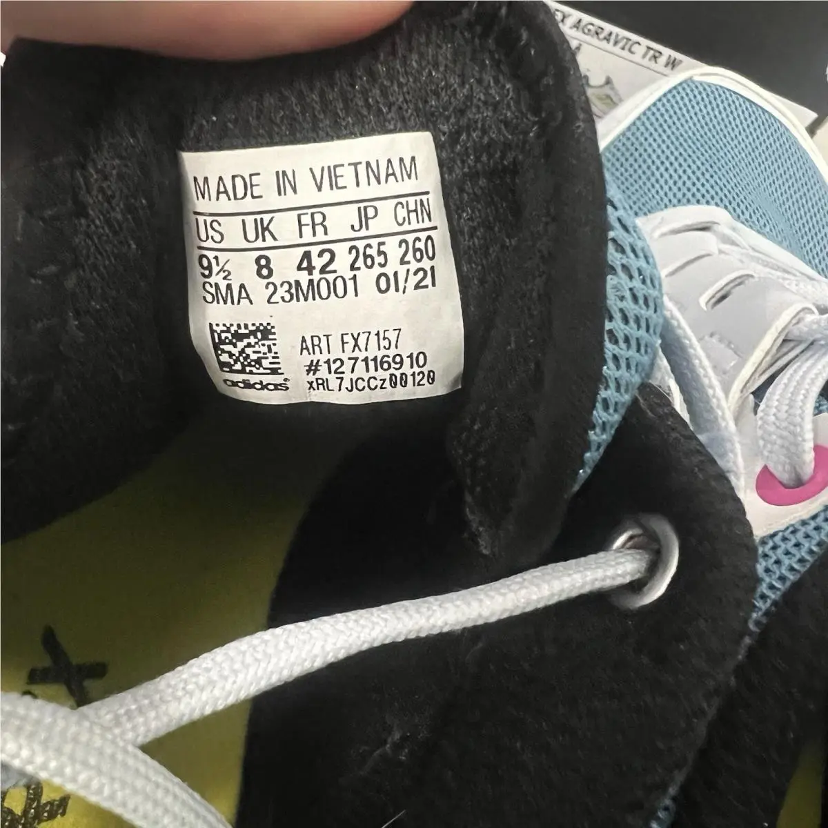 Adidas shoes - adidas TERREX Agravic - TERREX Agravic - FX7157 - Blue, Exterior: Blue 6