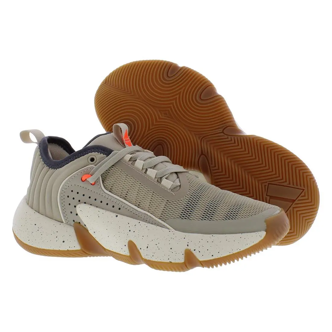 Trae Unlimited GS Boys Shoes Size 4.5 Color: Beige/cream by Adidas