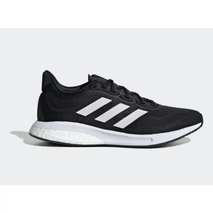 Womens Supernova Running Shoes Bounce Boost Midsole Black White 10 by Adidas