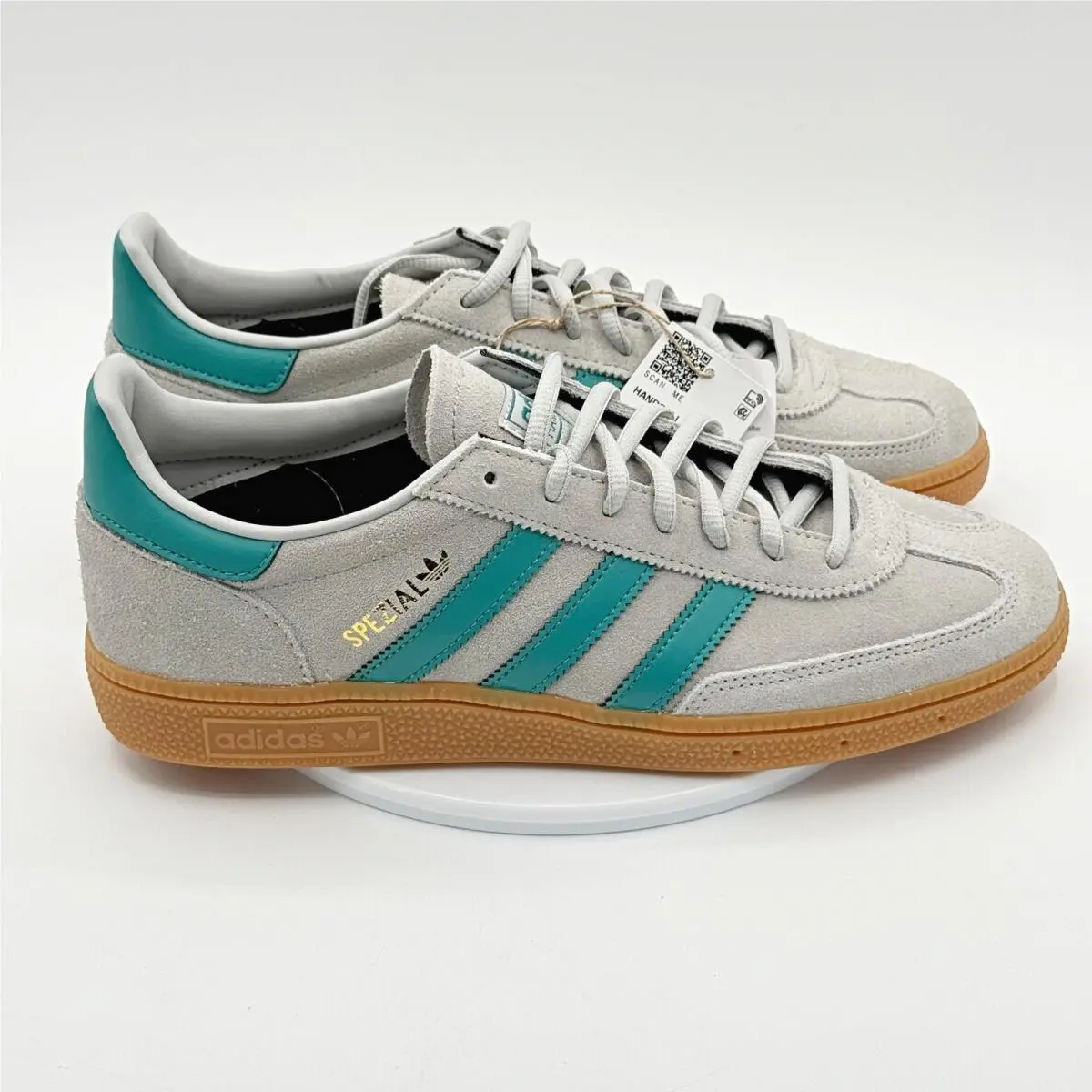 Handball Spezial `grey Teal Gum` / JR3844 / Size 8.5 Mens by Adidas