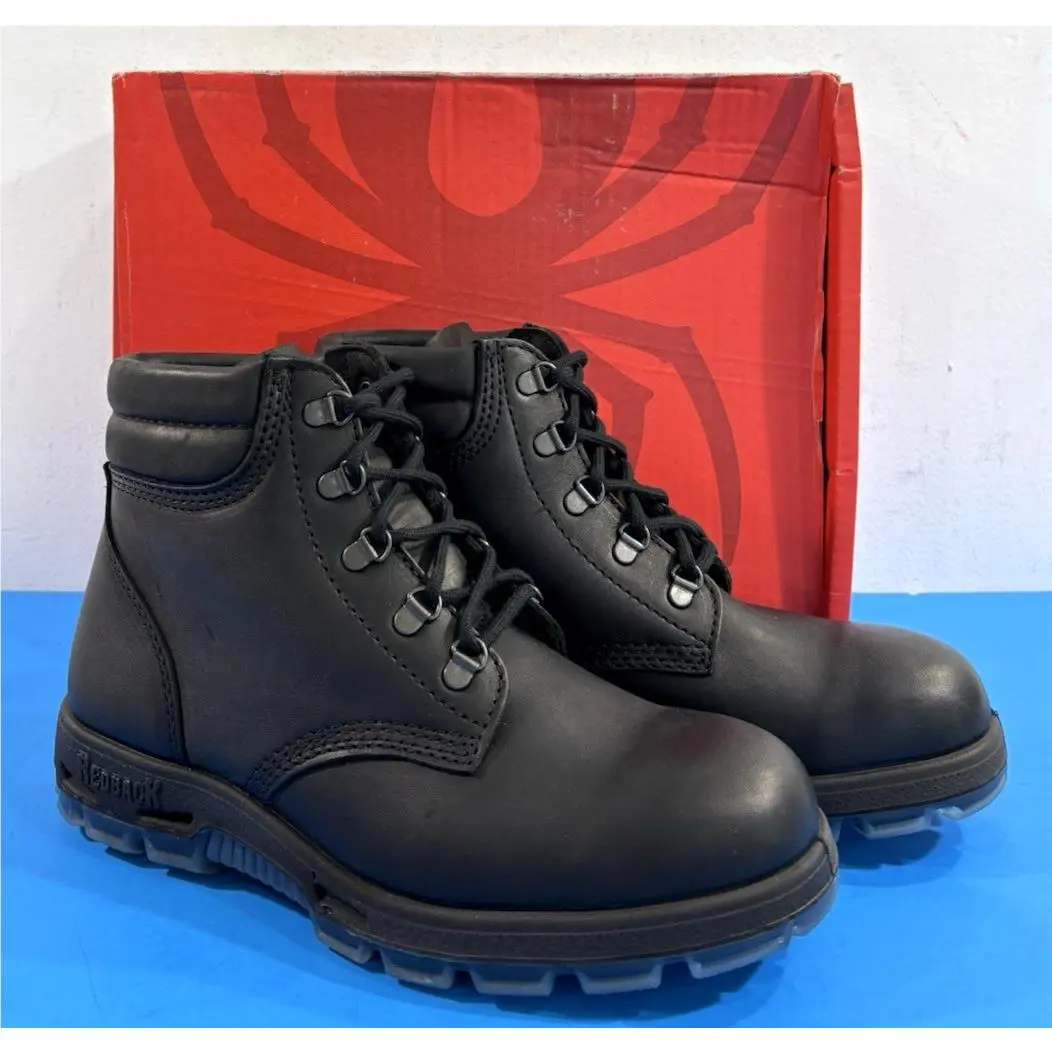 9.5 US Mens Redback Alpine Soft Toe Boots Uabk Black Oil Kip