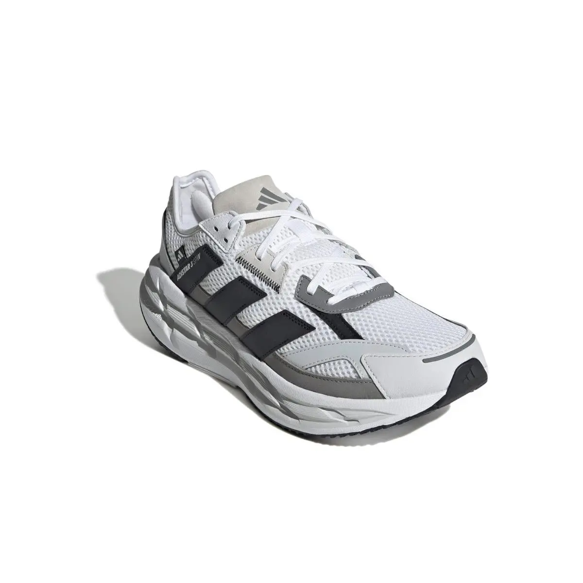 Adidas Adistar 3 Sportswear White Black Dash Grey Men`s Shoes JS1174 Size US 13