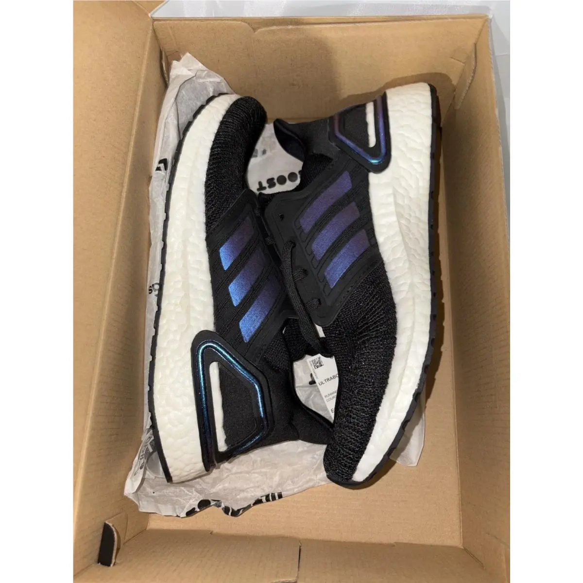 Adidas shoes - adidas UltraBoost 20 - UltraBoost - EG0692 - Black Boost/Blue Violet/Metallic White (UPC: 193103492466) 0