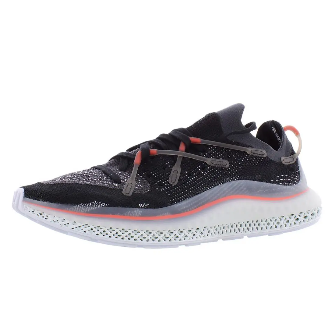 Adidas 4D Fusio Mens Shoes Size 7 Color: Core Black/footwear White/solar Red - Core Black/Footwear White/Solar Red, Full: Core Black/Footwear White/Solar Red