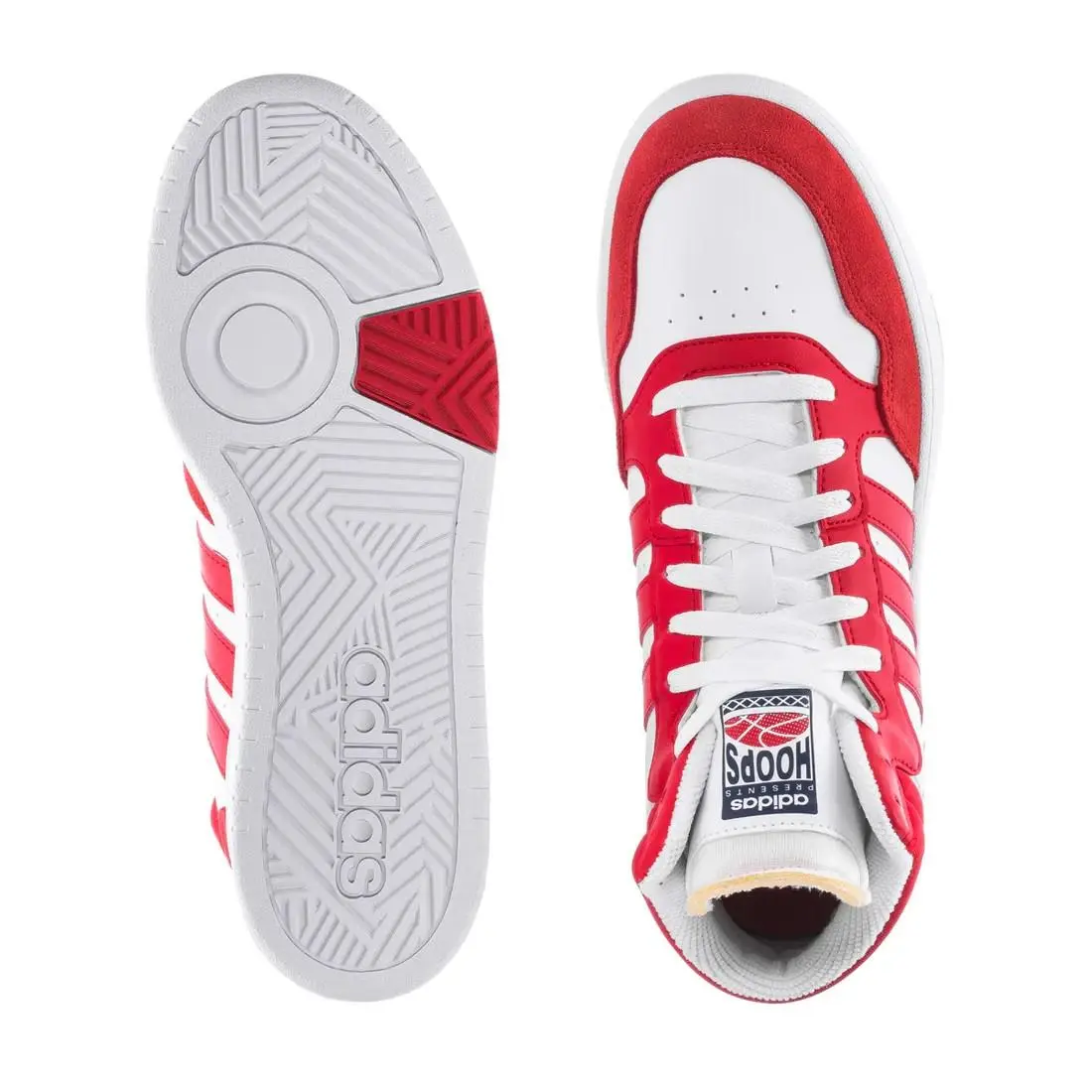 Adidas shoes - adidas Hoops - Hoops - red and white 2