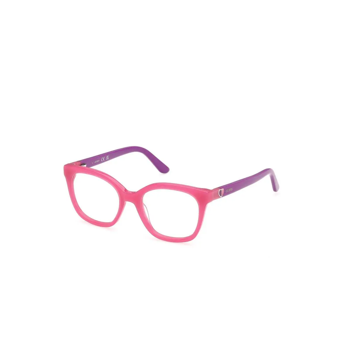 GU 50397 Shiny Light Pink / Violet 074 Size 45 Eyeglasses by Guess
