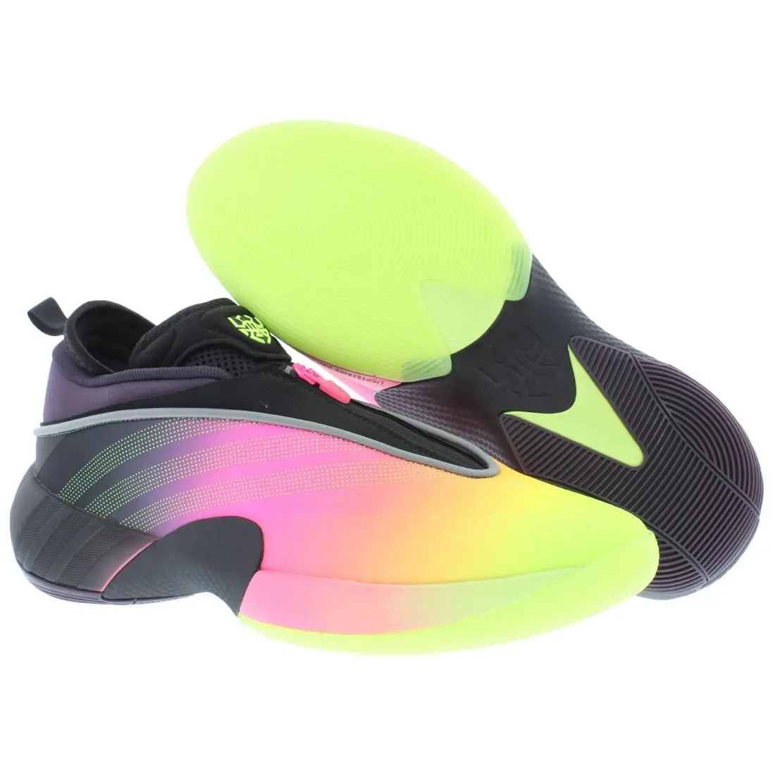 Adidas D.o.n. Issue 7 Unisex Shoes Size 8.5 Color: Black/pink/yellow