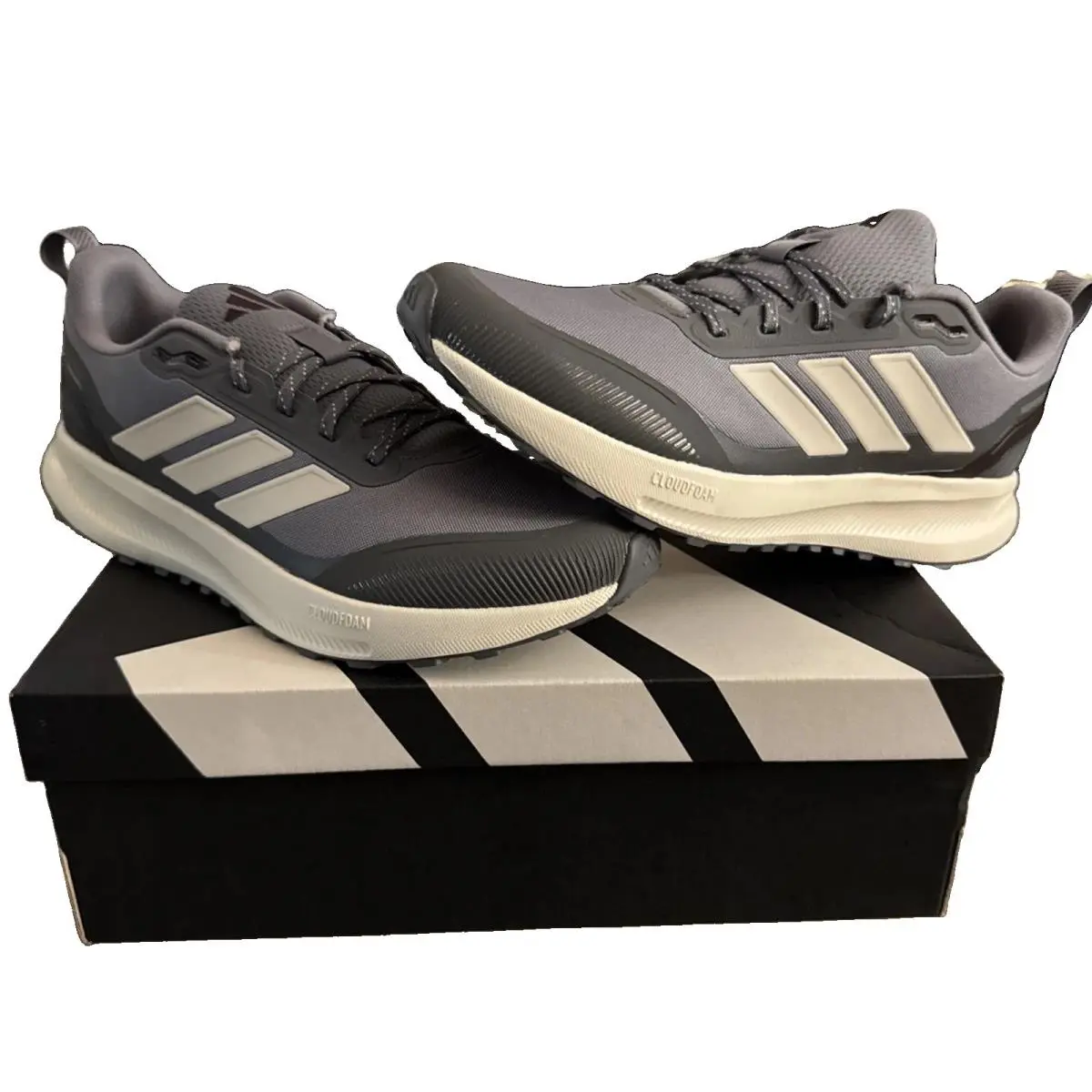 Adidas Runfalcon 5 TR Running Shoes Course A Pied Gray Men’s Sz 11.5 JH8783