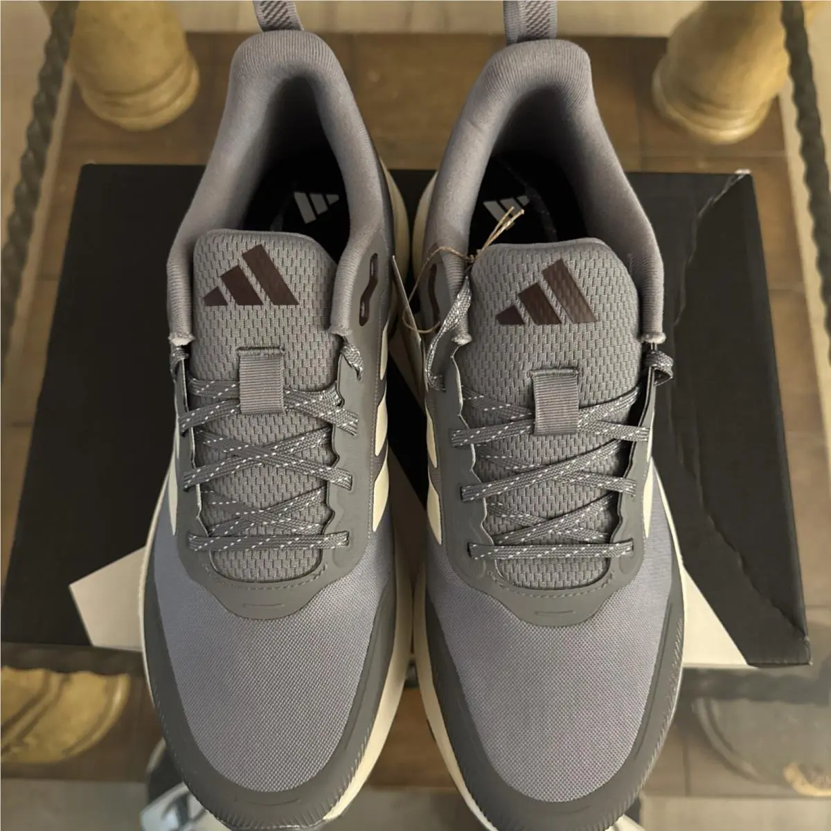 Adidas shoes - RunFalcon 5 TR - RunFalcon - JH8783 - Gray, Manufacturer: Carbon Beluga/Steeple Gray/Solar Red 4