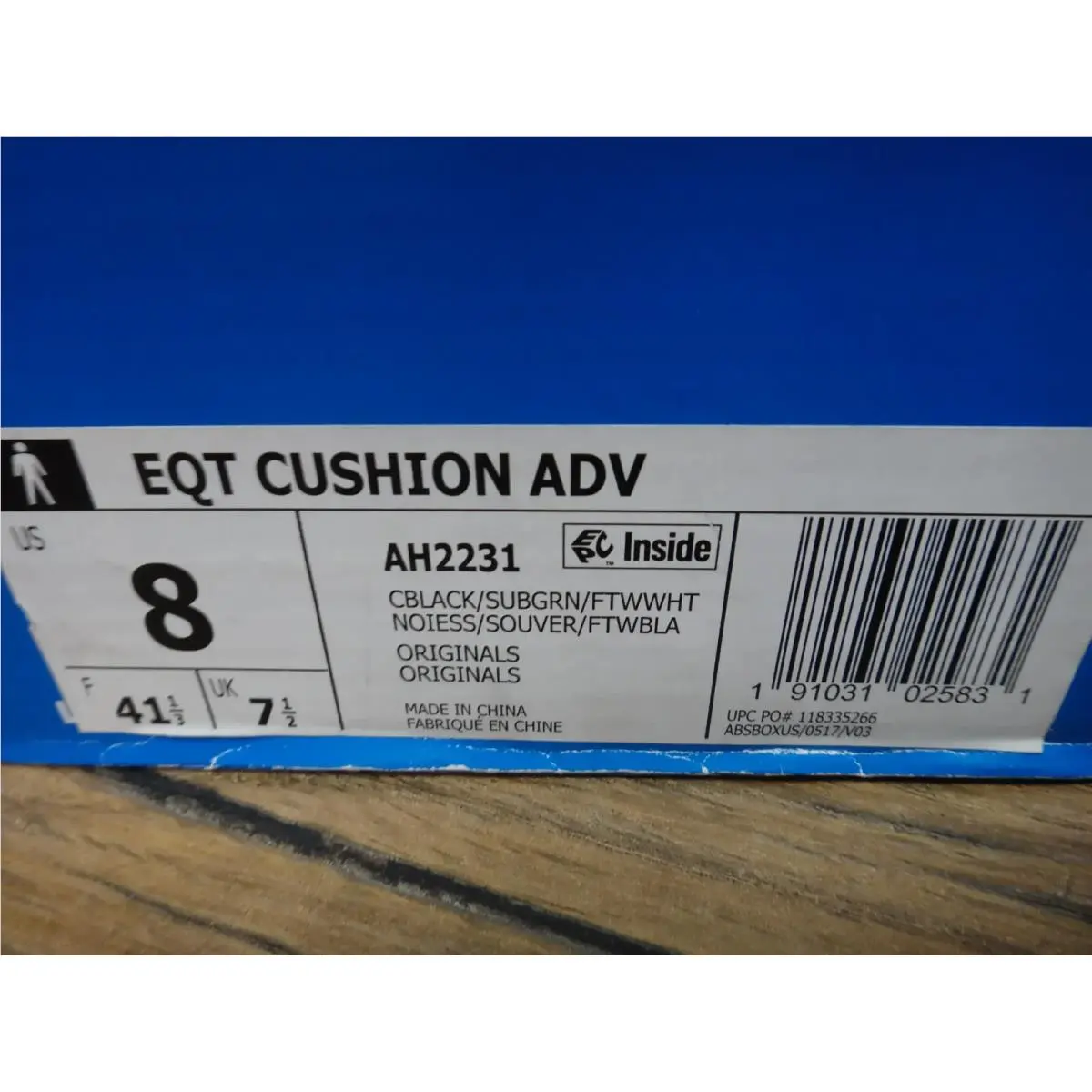 Adidas shoes - adidas EQT Cushion ADV - EQT Cushion ADV - AH2231 - Core Black Turbo Footwear White 1