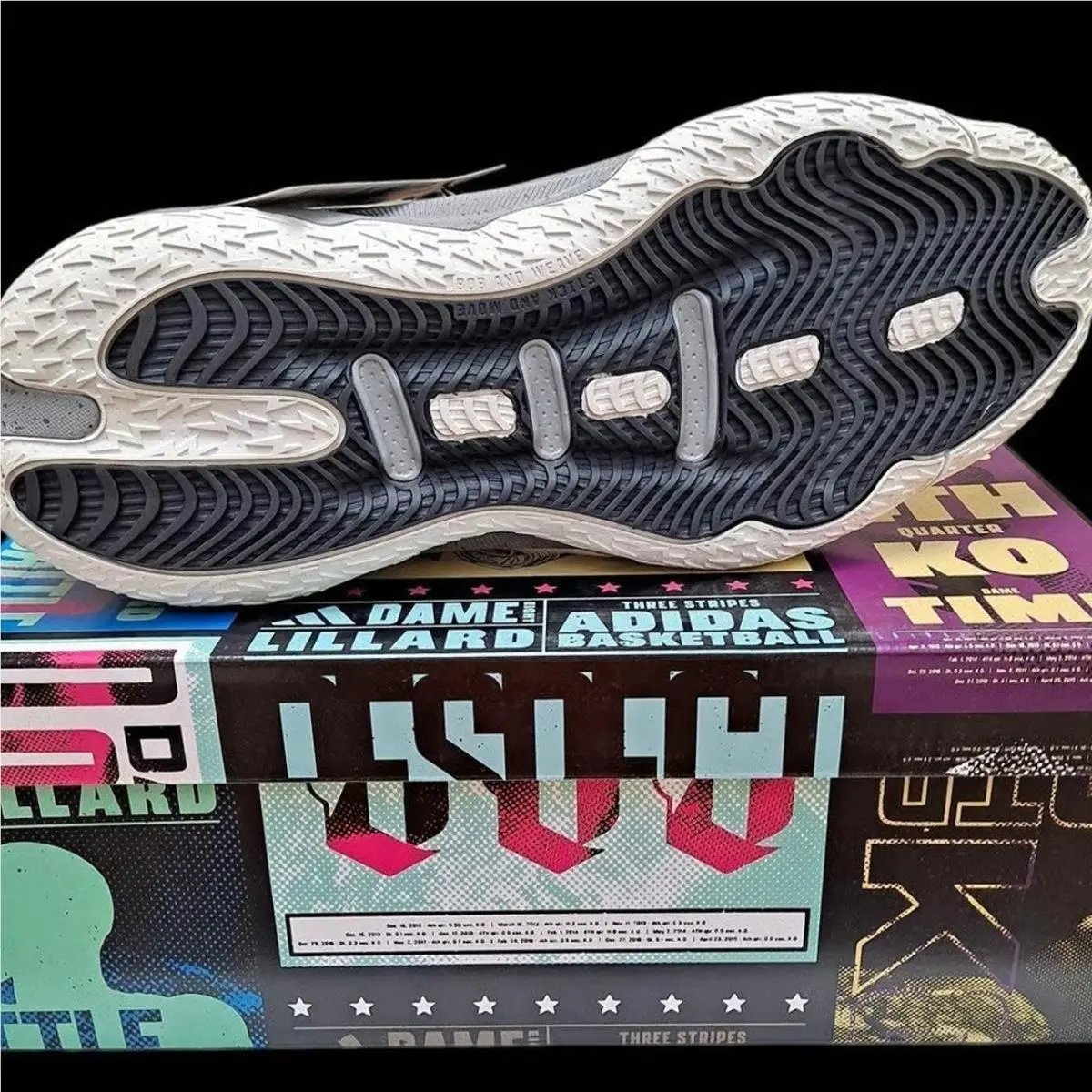 Adidas shoes - adidas Dame 8 - Dame - HR1558 - Gray, Manufacturer: Grey/Red/Black 2